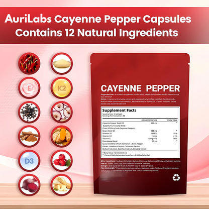 AuriLabs™ Cayenne Pepper Softgels