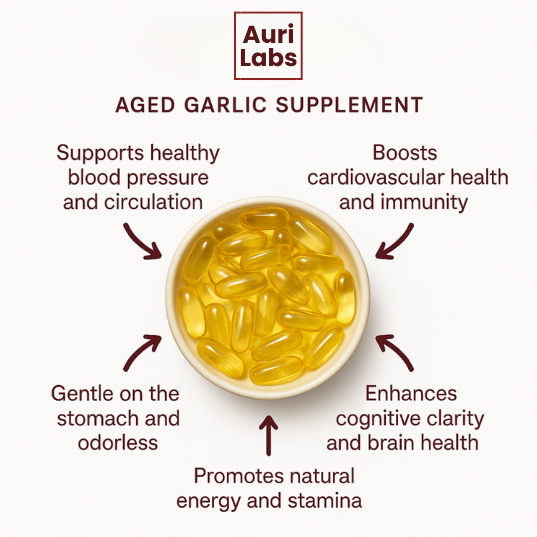 Odorless Auri Health Aged Garlic Extract