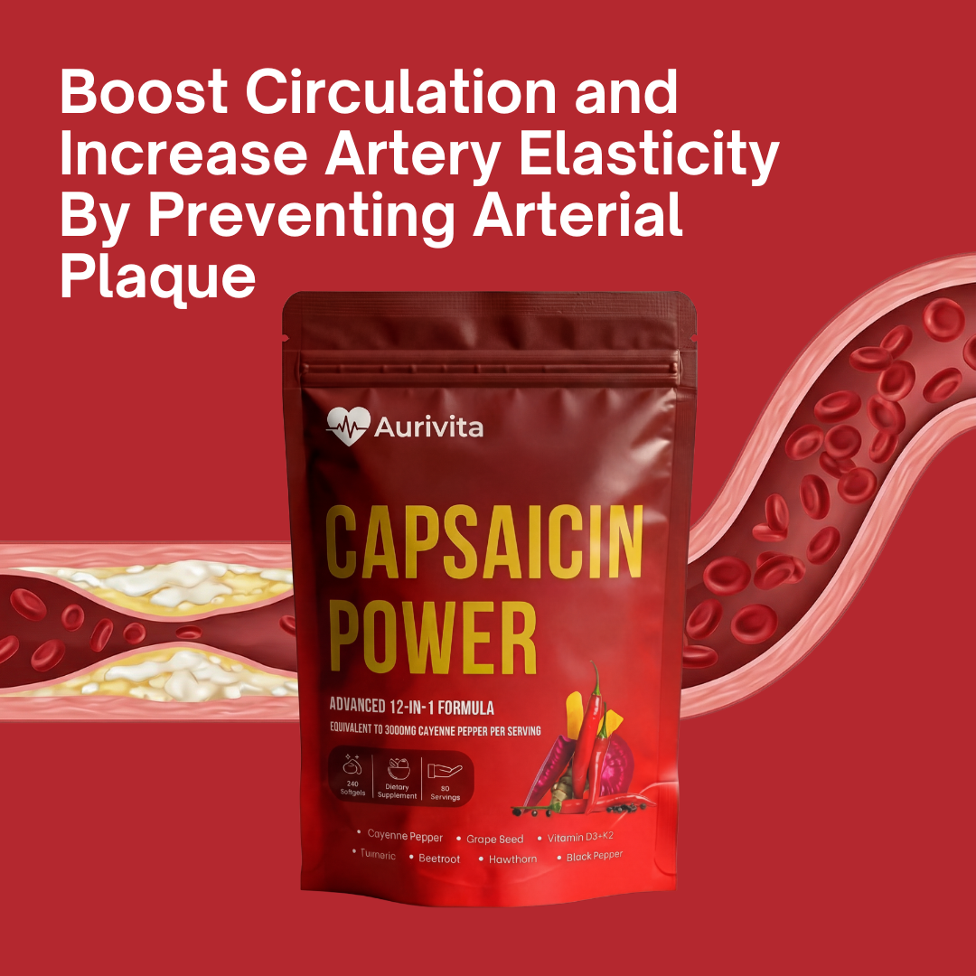 Support Vascular Function with Auri Capsaicin Softgels
