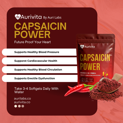 Support Vascular Function with Auri Capsaicin Softgels