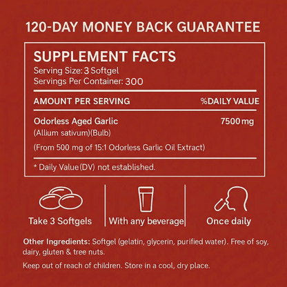 Odorless Aurivita Aged Garlic Extract