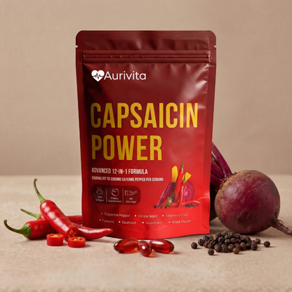 Aurivita Capsaicin Power - Cayenne Pepper Softgels